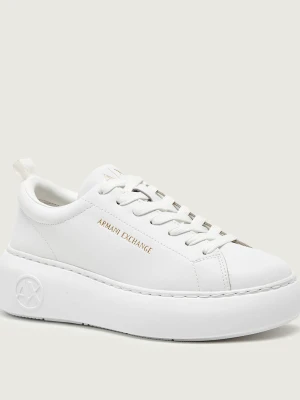 Armani Exchange Skórzane sneakersy