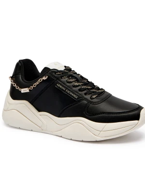 Armani Exchange Skórzane sneakersy