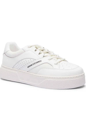 Zdjęcie produktu Armani Exchange Skórzane sneakersy biały