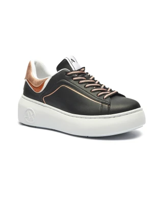 Armani Exchange Skórzane sneakersy