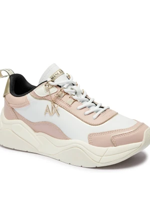 Armani Exchange Skórzane sneakersy