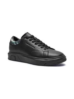 Armani Exchange Skórzane sneakersy ENGLISH