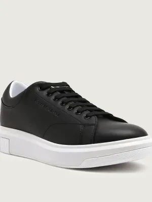 Armani Exchange Skórzane sneakersy ENGLISH