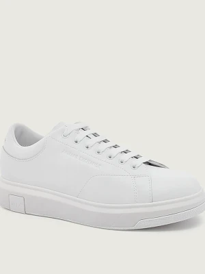 Armani Exchange Skórzane sneakersy ENGLISH biały