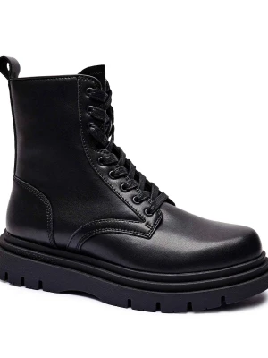 Armani Exchange Skórzane trapery