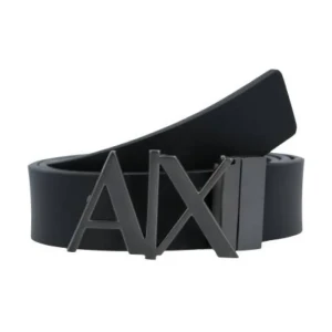 Armani Exchange Skórzany dwustronny pasek