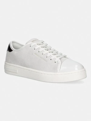 Armani Exchange sneakersy damskie beżowy