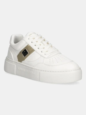 Armani Exchange sneakersy damskie kolor beżowy XDX176 XV917 T779