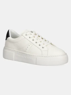 Armani Exchange sneakersy damskie kolor beżowy XDX179 XV930 N480