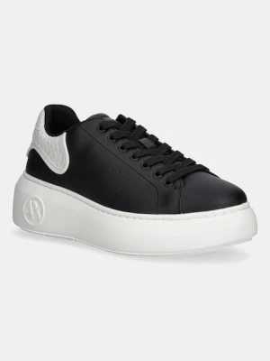 Armani Exchange sneakersy damskie kolor czarny XW002149 AF19528 MC024