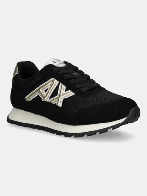 Armani Exchange sneakersy damskie kolor czarny XW002150 AF19388 MC077