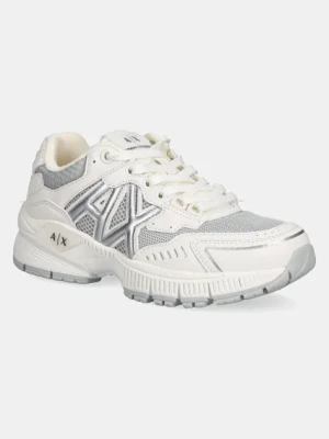 Armani Exchange sneakersy damskie kolor srebrny XDX195 XV944 S137