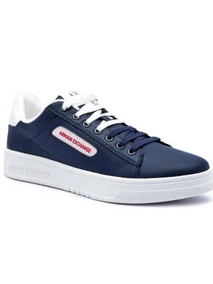 Armani Exchange Sneakersy ENGLISH granatowy
