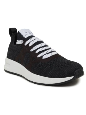 Armani Exchange Sneakersy ENGLISH grafitowy