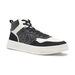 Armani Exchange Sneakersy ENGLISH | z dodatkiem skóry