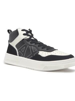 Armani Exchange Sneakersy ENGLISH | z dodatkiem skóry