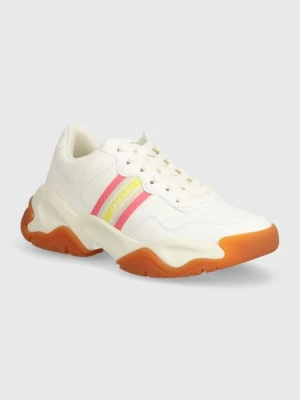 Armani Exchange sneakersy kolor beżowy XDX156 XV836 00894