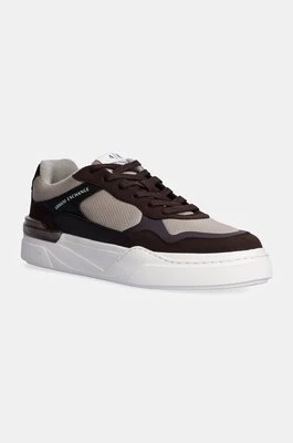 Armani Exchange sneakersy kolor beżowy XUX218 XV856 U177