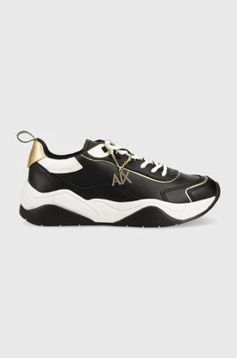 Armani Exchange sneakersy skórzane kolor czarny XDX104 XV580 S038
