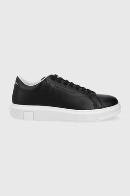 Armani Exchange sneakersy skórzane kolor czarny XUX123 XV534 00002