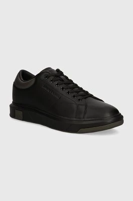 Armani Exchange sneakersy skórzane kolor czarny XUX123 XV534 U181