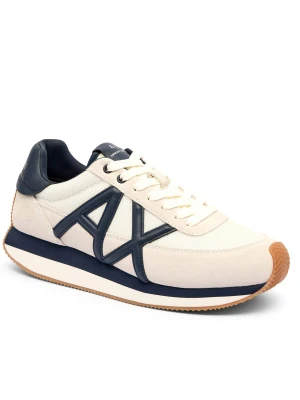 Zdjęcie produktu Armani Exchange Sneakersy | z dodatkiem skóry ecru