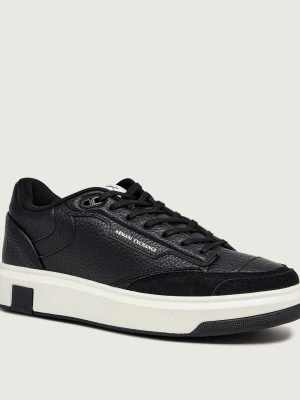 Armani Exchange Sneakersy | z dodatkiem skóry czarny