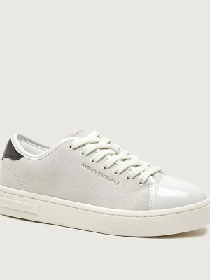 Armani Exchange Sneakersy | zamsz szary