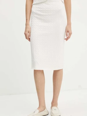 Armani Exchange spódnica beżowy