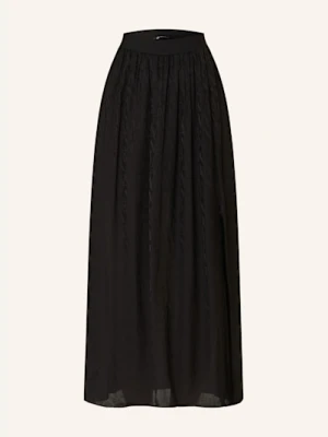 Armani Exchange Spódnica Satynowa schwarz