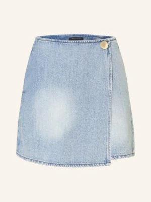 Armani Exchange Spódniczka Jeansowa O Kroju Kopertowym blau