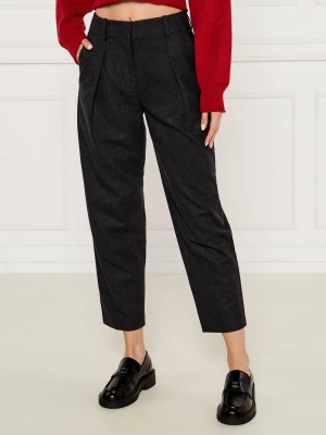 Armani Exchange Spodnie chino | Regular Fit | z dodatkiem wełny