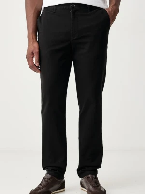 Armani Exchange spodnie chinos męskie bawełniane z elastanem czarny