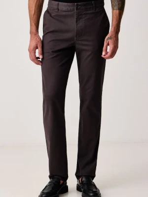 Armani Exchange spodnie chinos męskie bawełniane z elastanem szary