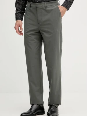 Armani Exchange spodnie chinos męskie z dodatkiem wełny