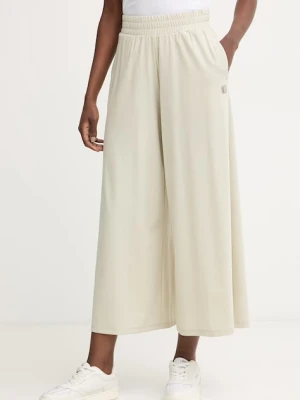 Armani Exchange spodnie culottes damskie z wiskozą