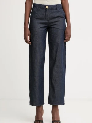 Armani Exchange spodnie damskie bawełniane