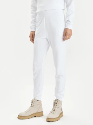 Armani Exchange Spodnie dresowe 3DYP82 YJFDZ 1000 Biały Regular Fit