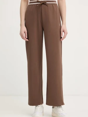 Armani Exchange spodnie dresowe damskie z wiskozą