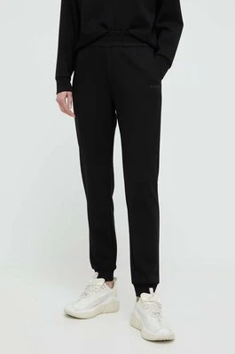 Armani Exchange spodnie dresowe kolor czarny gładkie 3DYP77 YJEPZ