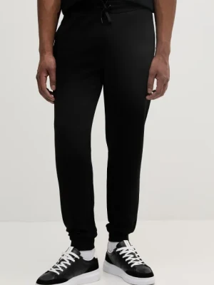 Armani Exchange spodnie dresowe męskie kolor czarny gładkie XM000373 AF10818