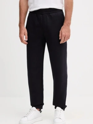 Armani Exchange spodnie dresowe męskie kolor granatowy z nadrukiem XM000978 AF10818