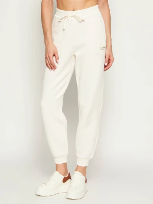 Armani Exchange Spodnie dresowe | Regular Fit kremowy