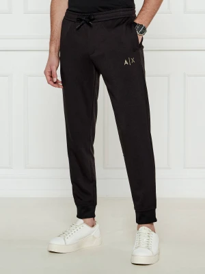 Armani Exchange Spodnie dresowe | Regular Fit czarny