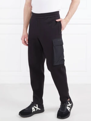 Armani Exchange Spodnie dresowe | Regular Fit czarny