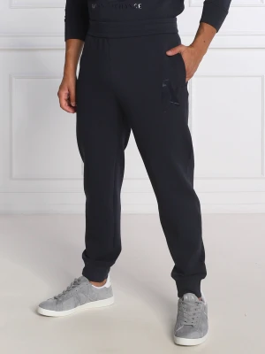 Armani Exchange Spodnie dresowe | Regular Fit granatowy