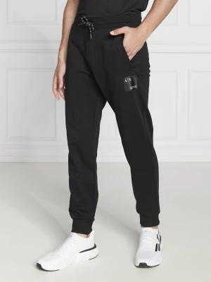 Armani Exchange Spodnie dresowe | Regular Fit czarny