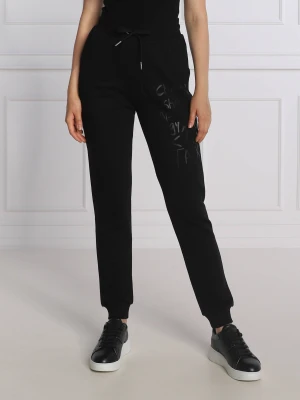 Armani Exchange Spodnie dresowe | Regular Fit czarny