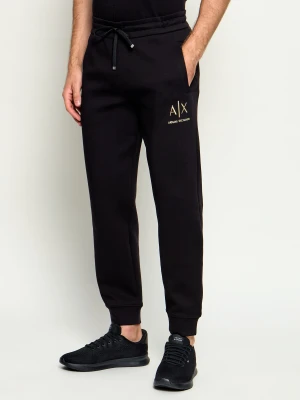 Armani Exchange Spodnie dresowe | Regular Fit czarny