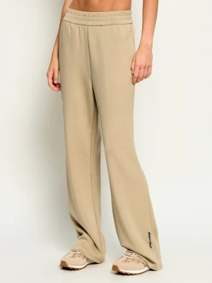 Armani Exchange Spodnie dresowe | Relaxed fit beżowy
